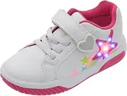 [Chicco] Girls' Luci Con Velcro E Stringhe Elasticizzate Crib Shoe