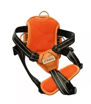 Balbari Dog Backpack with Harness XL, New In Package Color Orange and Black