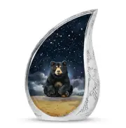 Bear Urn - Tear Drop Urns For Ashes - Ashes Urn