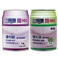 在飛比找樂天市場購物網優惠-立得康 鉻100(清甜)(不甜) 237ml*24瓶/1箱