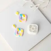 Rounded Square Cutout Shape Polymer Clay Tool (30mm x 30mm)