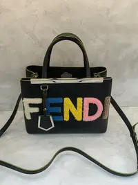 在飛比找Yahoo!奇摩拍賣優惠-98新  FENDI 芬迪 Petite 2 Jours 黑