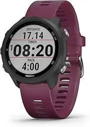 Garmin Forerunner 245 GPS Running Smartwatch, with Running and Training Features, Berry Band