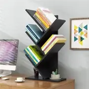 Book Tree Bookshelf 3-Tier Wood Bookshelf Tree Bookcase for Displaying Books ...