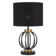 Granada Black Gold Luxe Table Lamp