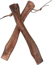 Outanaya 2pcs Wooden Axe Handle Replacement Ergonomic Slip Grip for Camp Axe Repair Comfortable Curved Design for Effortless Chopping Experience