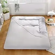 Gray,70 * 180cm,Futon Cover for Japanese Futon Floor Mattress Protector with Zipper Soft Skin-Friendly Breathable Slipcovers Machine Washable Dustproof Cover Without Shrinking