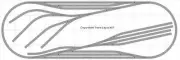 Bachmann E-Z Track Train Layout #037 Train Set HO Scale 4' X 12' Wire Switches