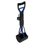 Lexi & Me Foldable Handheld Poop Scoop- Blue