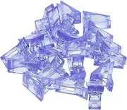 NOLITOY 20pcs Nail Art Fixing Clips for Diy Manicure French Tip Press Nails Reusable Comfortable