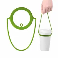 在飛比找momo購物網優惠-【Bone 蹦克】Cup Tie 環保杯綁 飲料提袋(環保矽