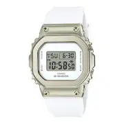 Casio G-Shock Digital Women's GM-S5600 Series White Resin Watch GMS5600G-7