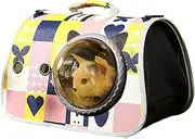 Cat Transport Box Foldable Cat Bag Transport Bag Cat Backpack Transport Shoulder Bag for Small to Medium Cats and Puppies up to 7 kg (Butterfly)