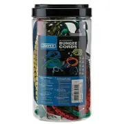 Draper Assorted Bungee Cords Pack of 20 Elastic Straps Steel Hooks Various 63574