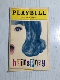 在飛比找Yahoo!奇摩拍賣優惠-Playbill 百老匯 hairspray 髮膠情人夢 B