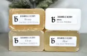 NEW 4 Bramble Berry Melt and Pour Soap Base - Clear White Aloe Hemp - 1lb Bars