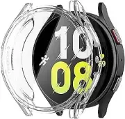 Crystal Clear Ultra Hybrid Screen Protector for Galaxy Watch 5 and 4 44mm