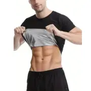 Sauna Sweat Vest Men Neoprene Body Shaper Compression Weight Loss Shirt