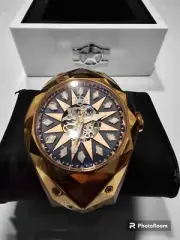 WATCHSTAR AUTOMATIC 21 JEWELS UNIQUE SWISS MOVEMENT WRISTWATCH, NWBOX