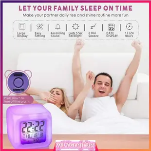 Easily set up digital travel alarm clocks, snooze, soft nigh