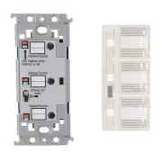UNIVERSAL-DOUGLAS WRT-5503WK-8 FULL-2WAY SWITCH, 3-BUTTON, INFRARED I/O, WHITE