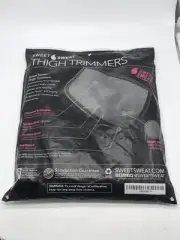 Sweet Sweat Thigh Trimmer for Men & Women - With Mesh Carrying Bag Black Medium