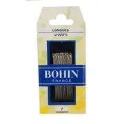 Bohin Sharps Needles Size 7 Pack of 20 Tracked Post Quilting Sewing
