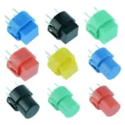 Round Square PCB Tactile Keyboard Switch SPST - Red Black Blue Green Yellow