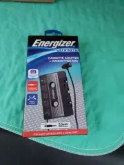 Energizer Cassette Adapter w/ Microphone & Push Button Controls hands free calls