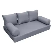 |SLIPCOVER ONLY|S3 Daybed Mattress Bolster Backrest Covers Knife Edge Twin AD001