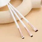 3pcs/set Portable Eyebrow Brush Thickened Tube Makeup Brushes Brow Contour