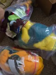Felting wool color remnants pieces Wool batting rovings