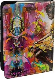 [JEJEA] Dance with Music Print Travel Organizer Credit Cards Case Passport BookPassport Holder Cover Wallet forTraveling,, Black, One Size