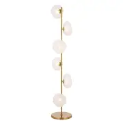 Zecca Floor Lamp, Antique Gold