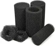 LTWHOME Round Foam Filter Sponge Set Fit for All Pond Solutions CUP-129 Filter(Pack of 3 Sets)