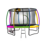 Kahuna Classic Trampoline 10ft - Rainbow