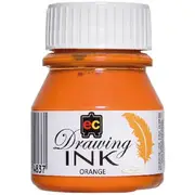Educational Colours Drawing Ink 30mL Orange