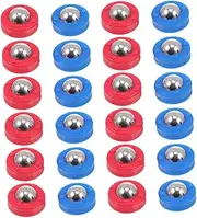 GAROZATION 32pcs Mini Shuffleboard Pucks Set Shuffleboard Game Supplies Sliding Balls for Shuffleboard Table