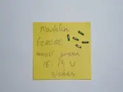 Marklin 602020 Small green Light signal globes bulbs x 5 items. 16-19V AC New HO