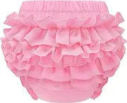 [Olreco] Baby Bloomers Diaper Covers for Girls Ruffle Bloomers for Toddler Girls Diaper Cover Baby Girl Shorts Infant Underwear