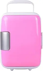 Portable Mini Fridge, Compact Car Refrigerator 12V/48W 4L Car Refrigerator 2 Layer Car Fridge Cooler Warmer Portable Camping Fridge Freezer for Home Travel Camping Portable Car Fridge for Travel and C