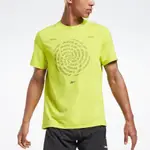 REEBOK LES MILLS® ACTIVCHILL TEE 萊美 運動T 短袖T 訓練 彈性 黃色 H08958