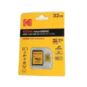 Kodak MicroSDHC Memory Card MicroSD Card Adapter 32 GB Ultra 4K HD UHS-1 V30 A1