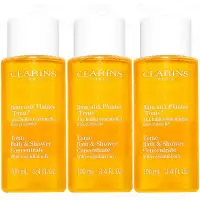 在飛比找環球Online優惠-CLARINS克蘭詩 芳香調和沐浴精100ml*3 (效期2