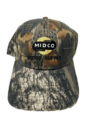 Midco Supply Home Cleaning Specialist Hat Cap Strapback Camouflage Brown N1 C