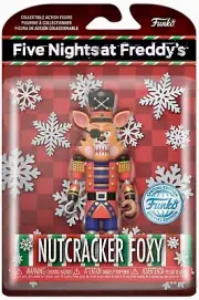 FNAF Nutcracker Foxy Holiday Figure – Five Nights at Freddy’s Christmas 2023