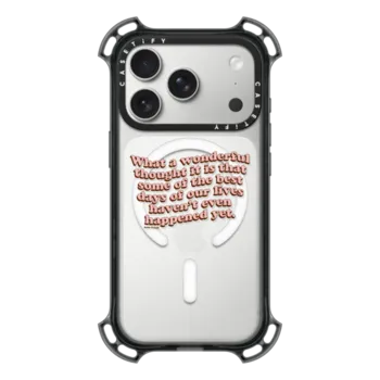 iPhone 17 Pro Bounce Case MagSafe Compatible Wonderful Thought iPhone Case by Quotes by Christie