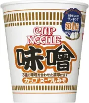 Nissin Cup Noodle Miso Japanese Ramen instant noodle 83g x 1 from Osaka Japan