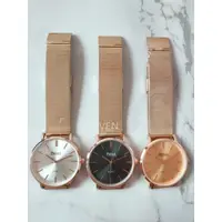 在飛比找蝦皮購物優惠-現貨 PREMA超薄玫瑰金網鋼帶 防水錶 石英手錶 米蘭錶帶