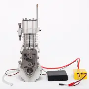 Mini Gasoline Engine Model Educational Engine Toy Science Experiment Kit Set
